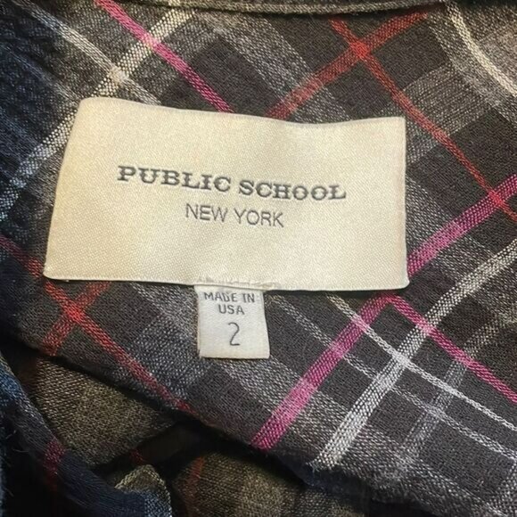 Public School New York Plaid Midi Dress - Picture 7 of 10